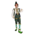 Handmade Green Elf Costume Set: Christmas Party Santa Residence (M-L)