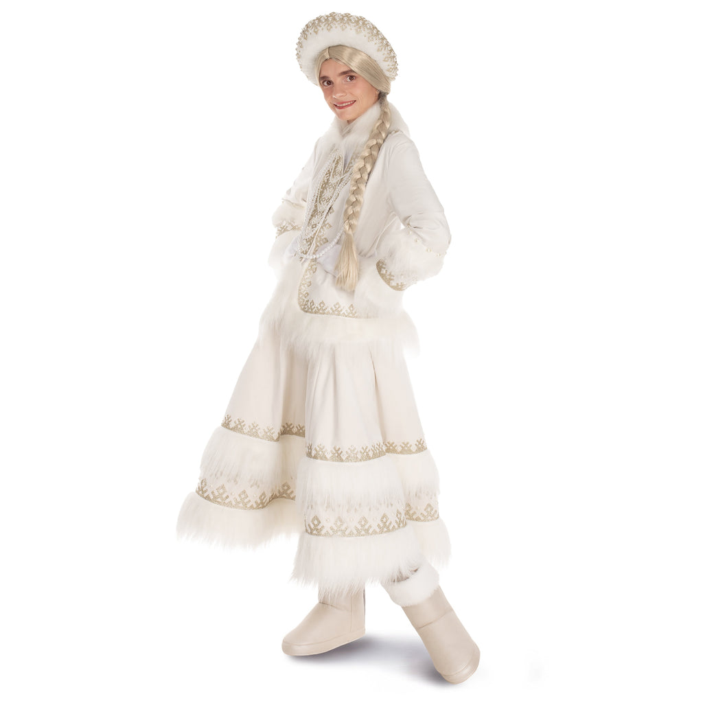 Handmade Velvet Mrs. Claus Costume Set: Elegant Christmas Outfit