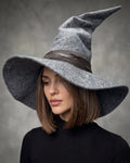 Witch Hat Pointed | Handmade Vegan Felt Wizard Hat | Gandalf Sorcerer Hat | LARP Halloween Costume