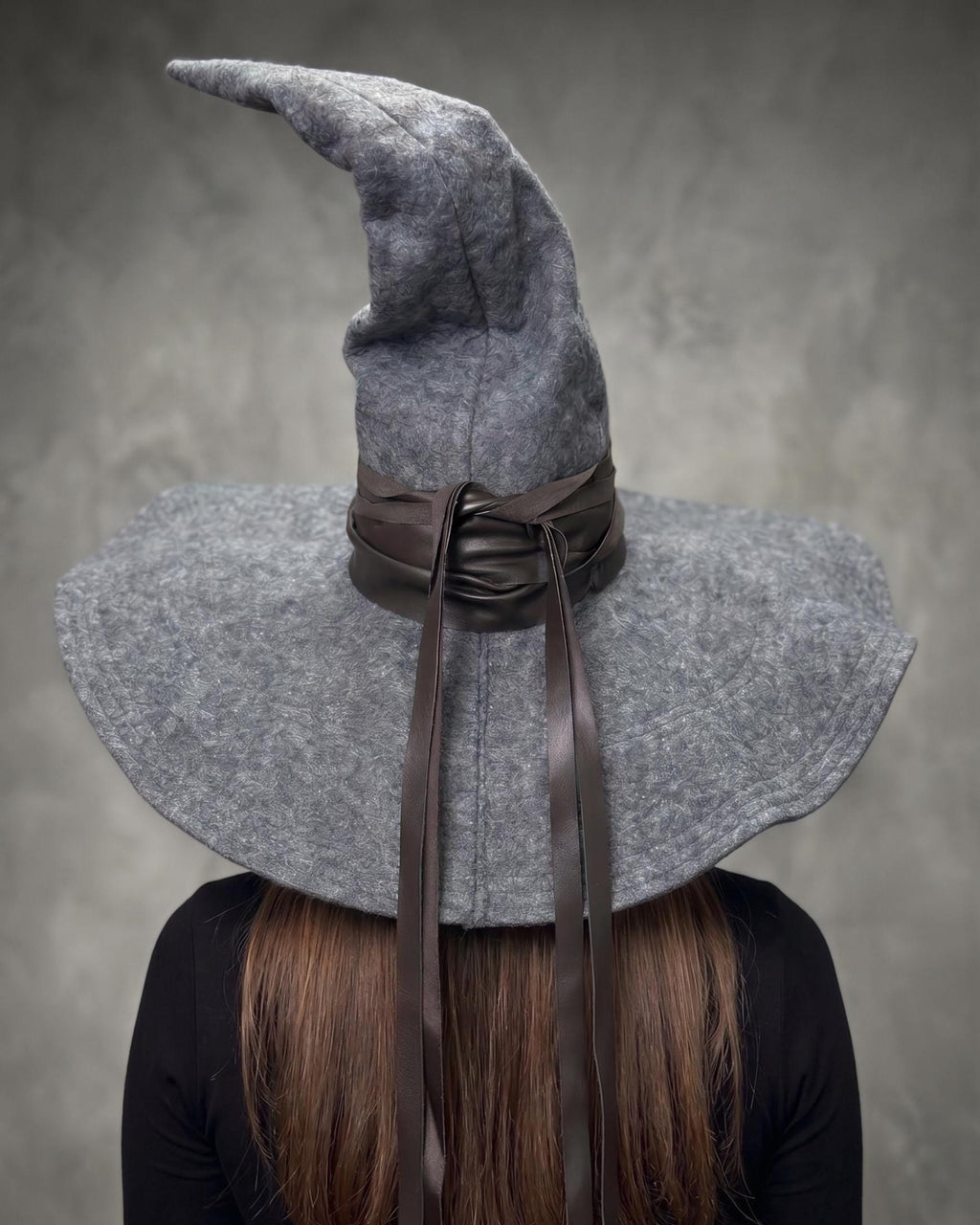 Witch Hat Pointed | Handmade Vegan Felt Wizard Hat | Gandalf Sorcerer Hat | LARP Halloween Costume