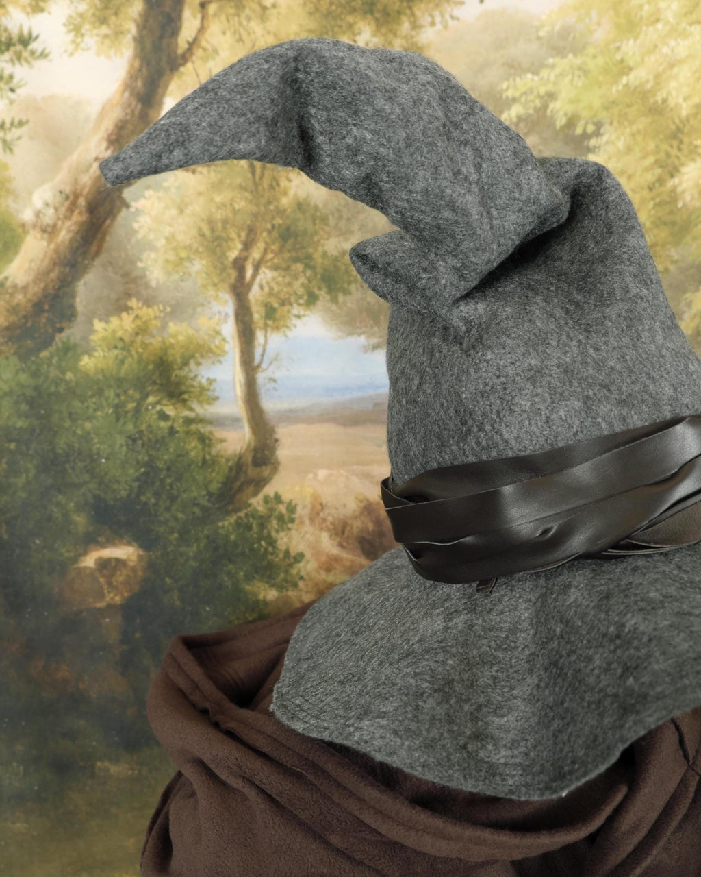 Witch Hat Pointed | Handmade Vegan Felt Wizard Hat | Gandalf Sorcerer Hat | LARP Halloween Costume