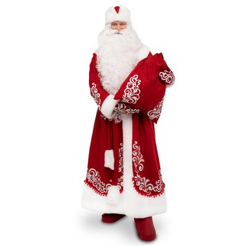 Santa Claus Costume Wonderful Red