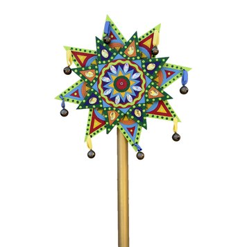 Santa Stick Christmas Color Star