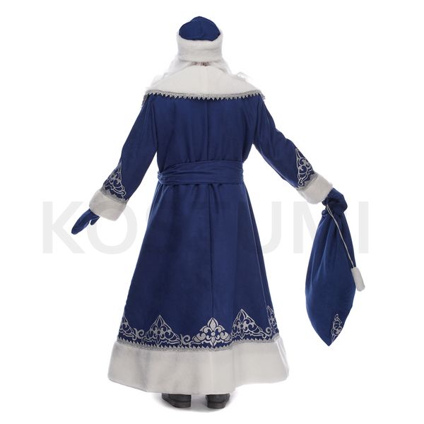 Santa Claus Costume ML Snowy Blue