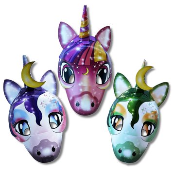 DIY paper masks set Luna