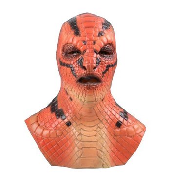 Reptilian mask red