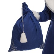 Bag Blue with silver appliques 50x75