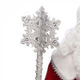 Father Frosts’ stick Magic Wand Silver Snowflake