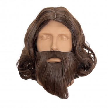 Jesus beard and wig