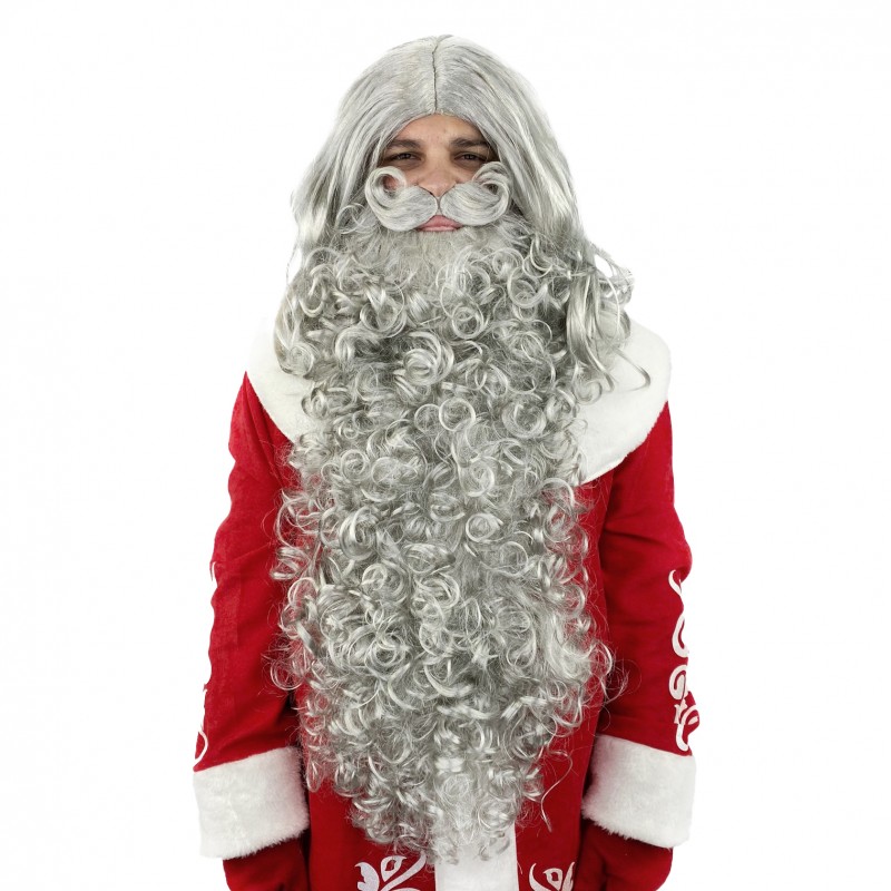 Luxury Santa Beard Father Christmas Fancy Dress Accessory & Santa Wig