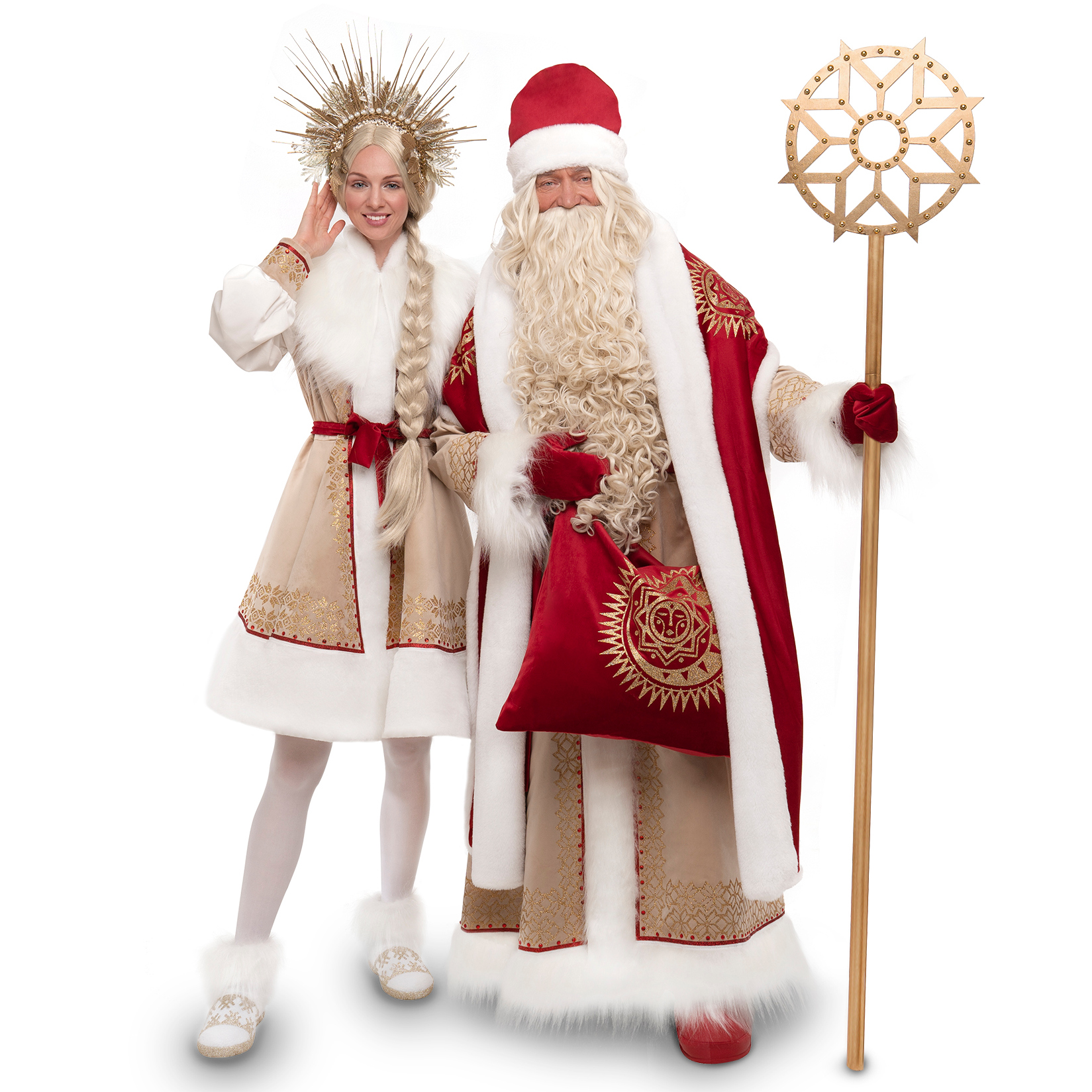 Christmas costume of Santa Claus Christmas carol